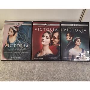 PBS Master piece collection of DVD sets for the British drama series Victoria.